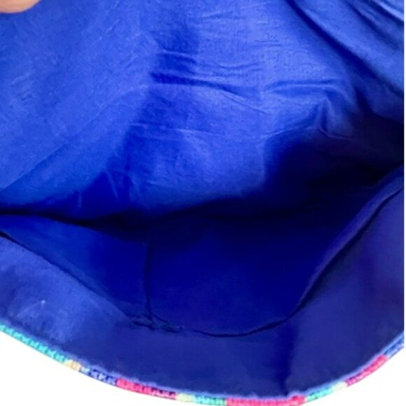 Desigual Colorful Rainbow 2-Compartment Shoulder/XBody Floral, Circles - 7 x 10” - Picture 10 of 11